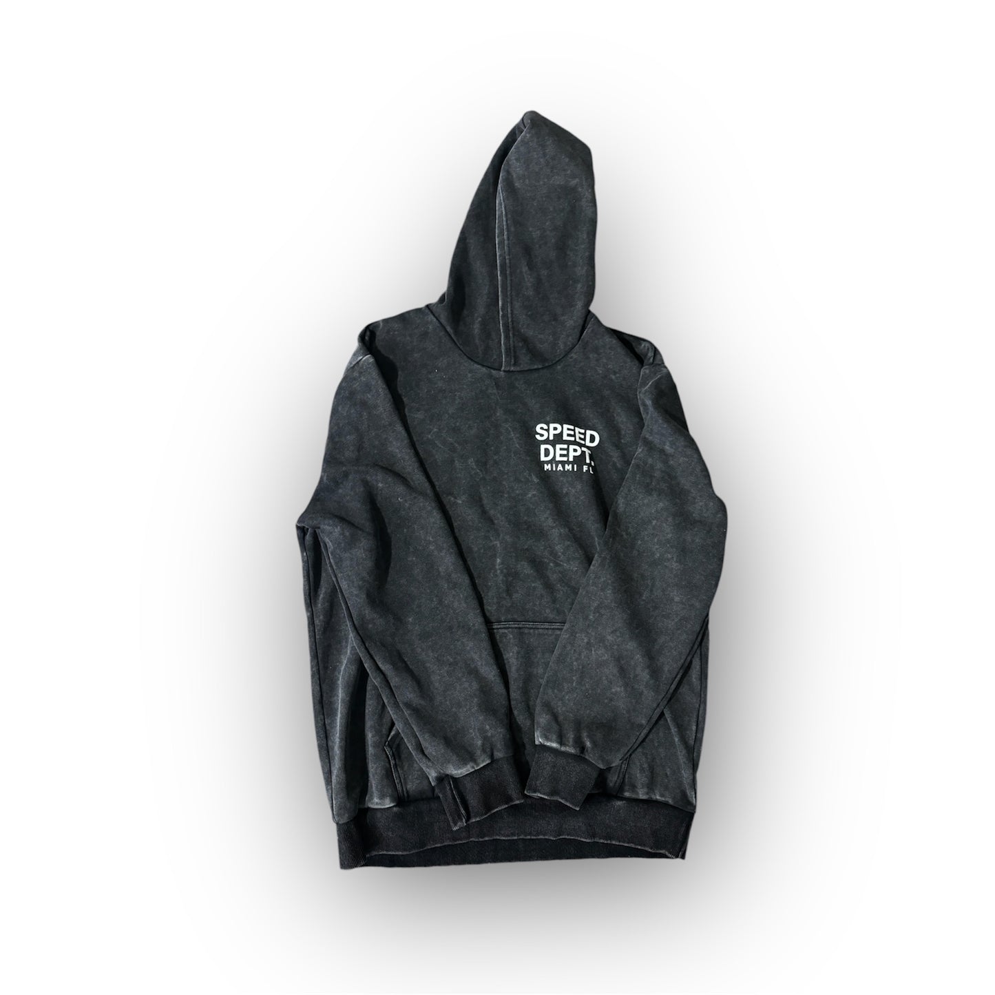 BLACK FADED HOODIE